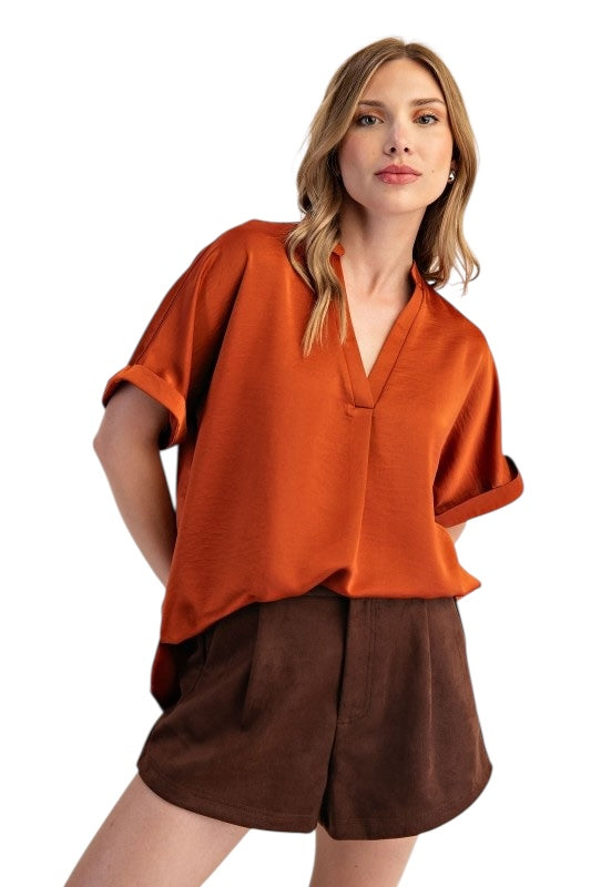 Make It Yours Rust Top