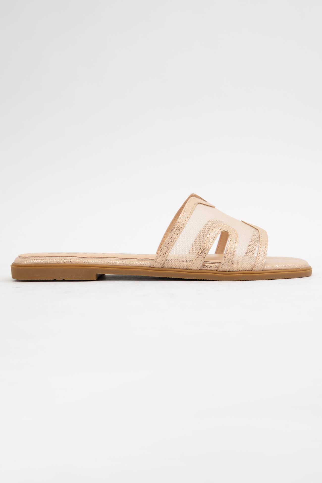 The Bridgette Champagne Sandal