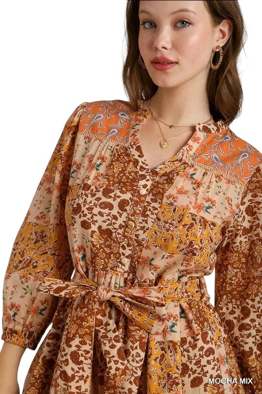 Take My Time Mocha Dress