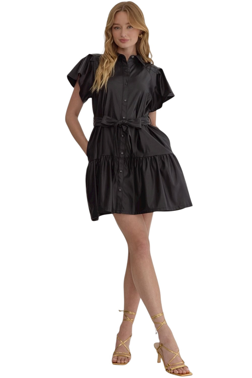 She Is So Posh Black Dress