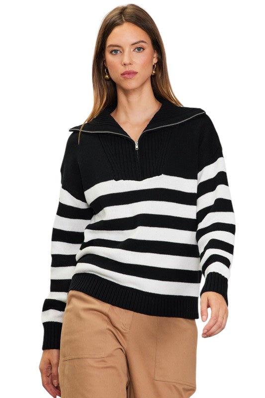 Forever Mine Stripe Sweater Top