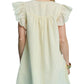 Modern Ruffle Cream Dress
