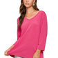 Staple Of My Closet Magenta Top