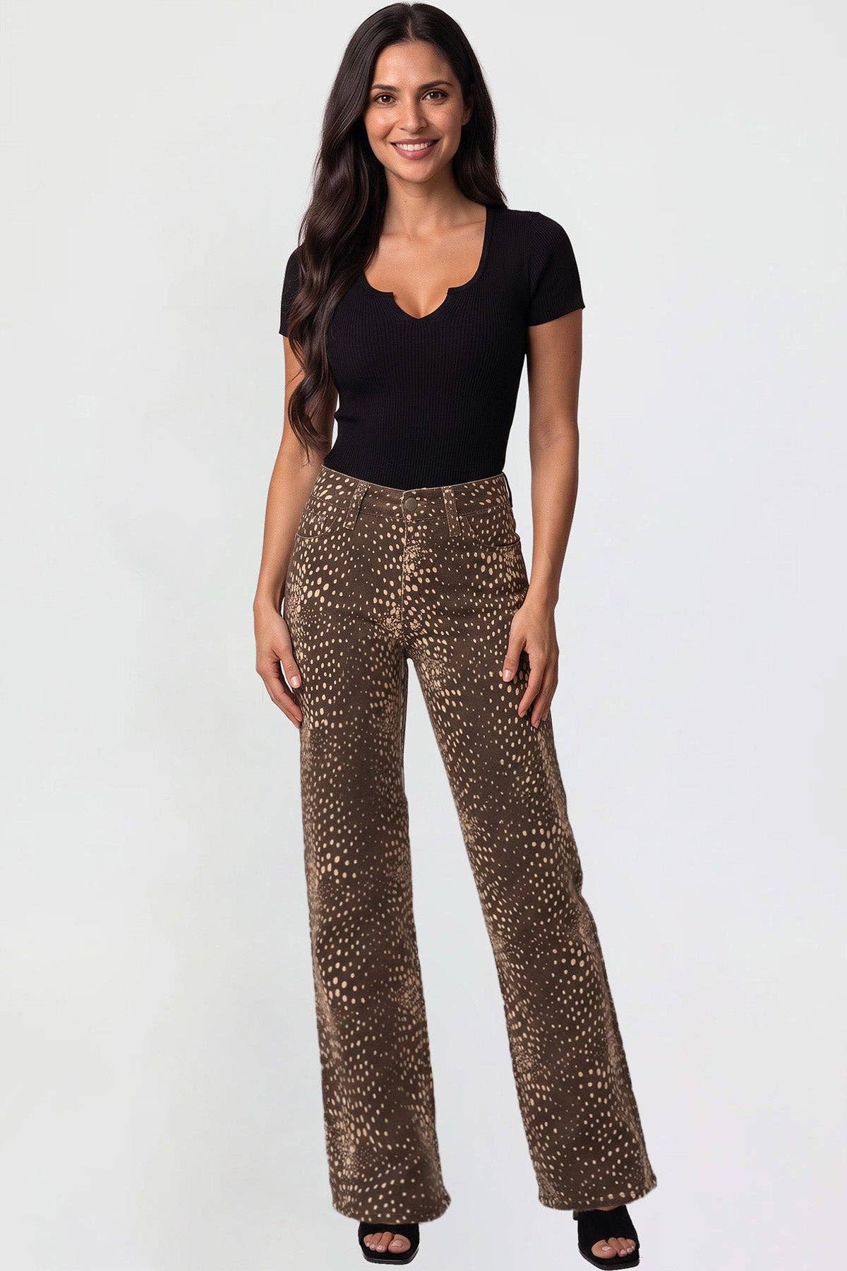 Lead The Way High Rise Wide Leg Jean