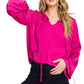 Ready For The Charm Satin Top