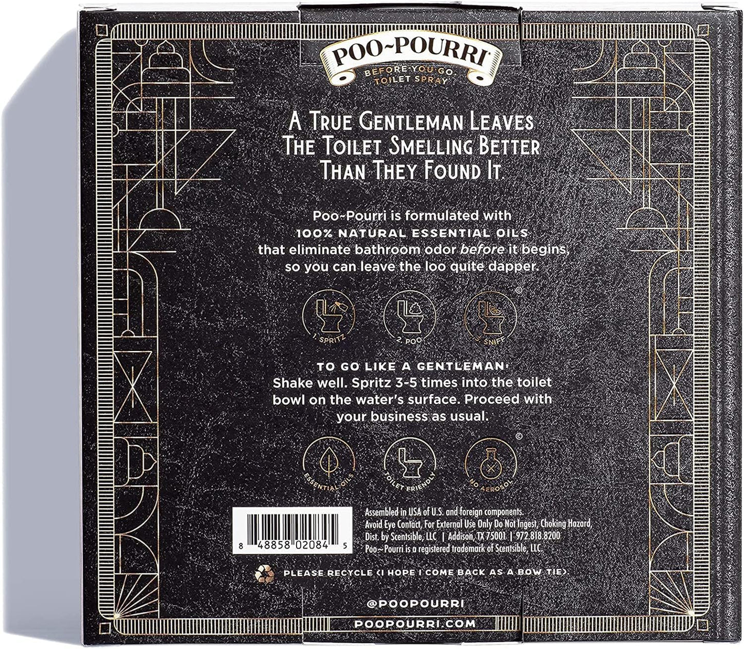 Poo-Pourri Dapper Crapper Gift Set