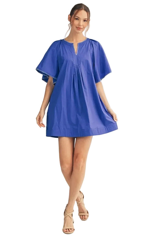 Cobalt Brunch Ready Dress