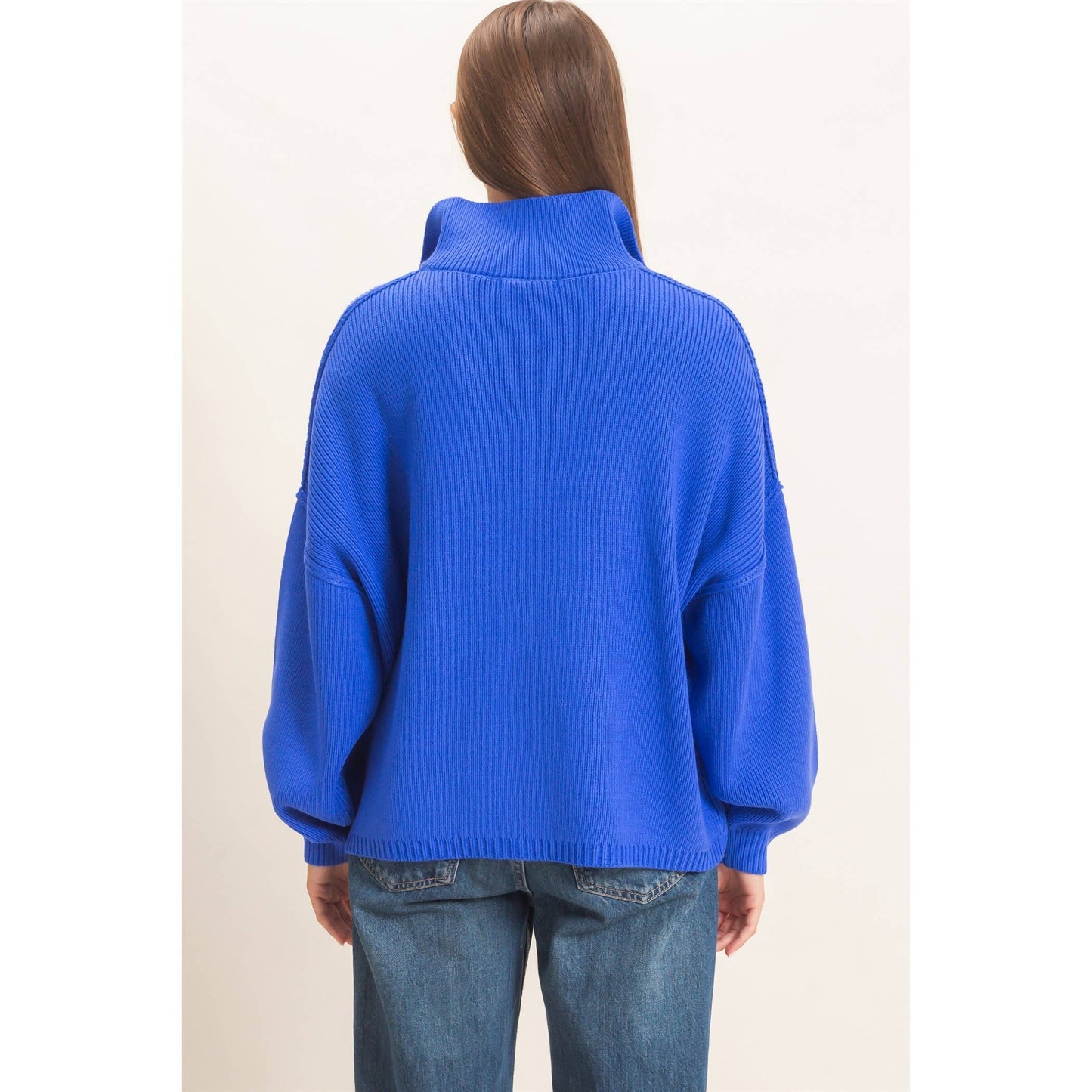 The High Plains Cardigan: Cobalt
