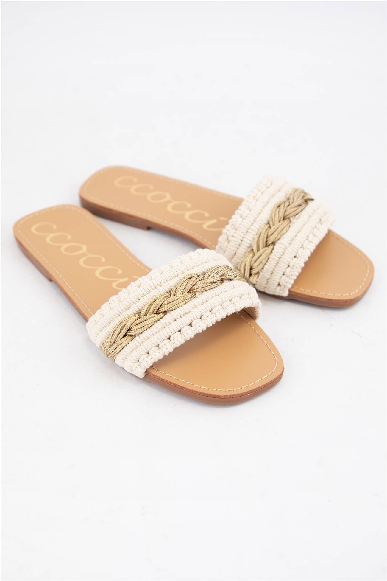 The Selena Gold Sandal