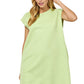 Lila Matcha Summer Dress