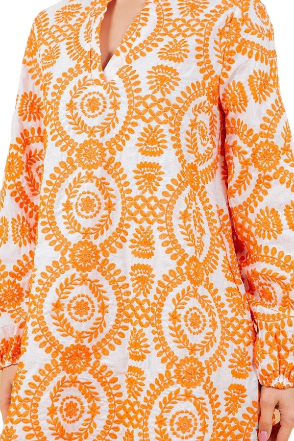 Tangy Orange: Pretty In Paradise Dress