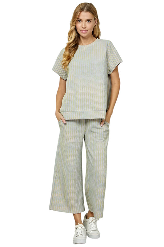 Chic Knit Sky Blue Mix Set