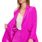 It's Been Real Magenta Blazer