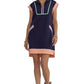 Refresh & Reset Navy Color Mix Dress