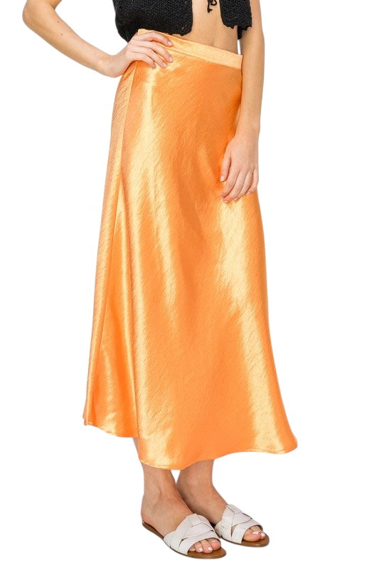 Easy Breezy Orange Skirt
