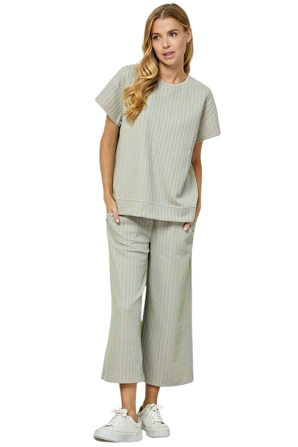Chic Knit Sky Blue Mix Set