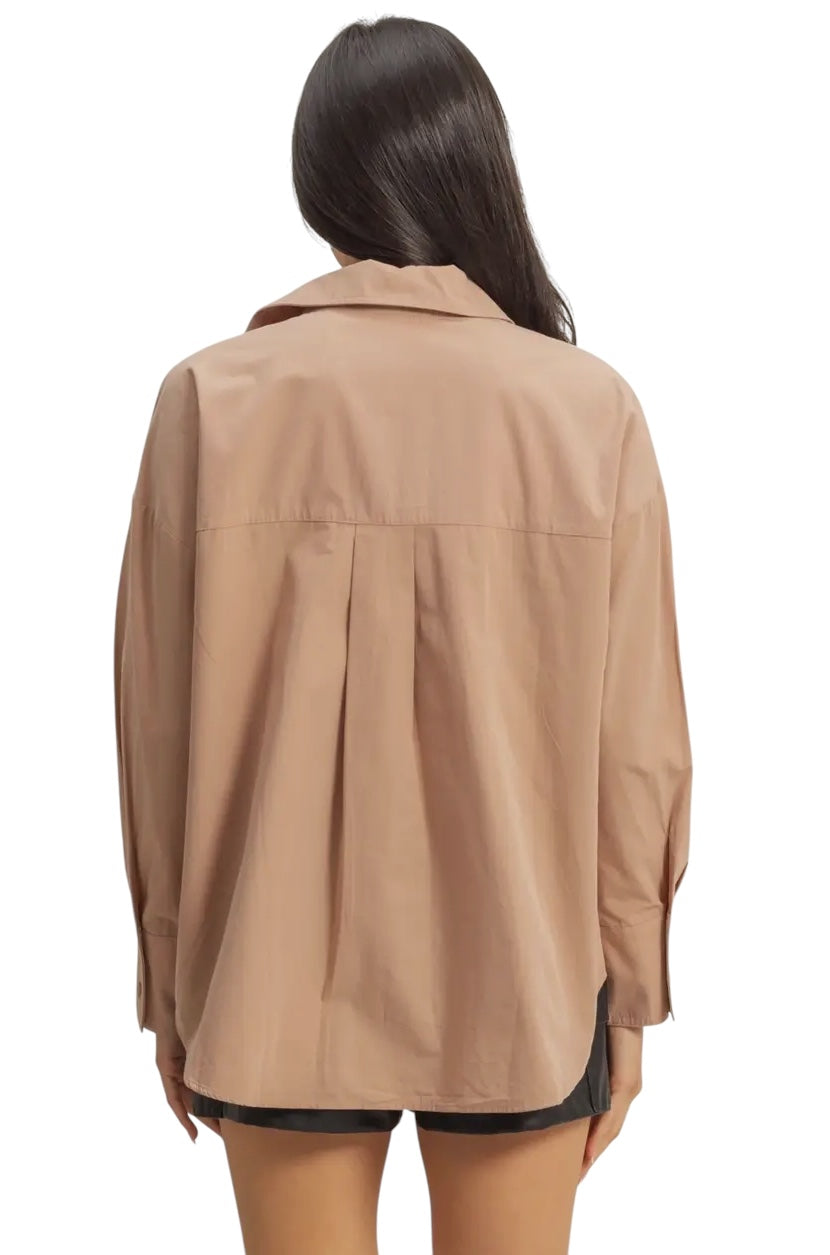 Summer Breeze Taupe Top
