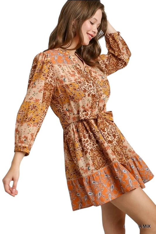 Take My Time Mocha Dress