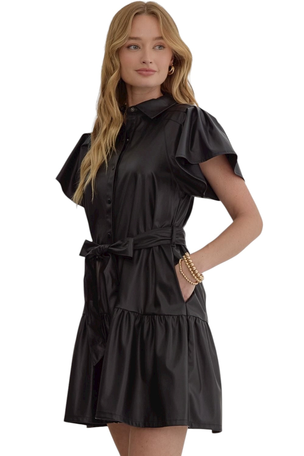 She Is So Posh Black Dress