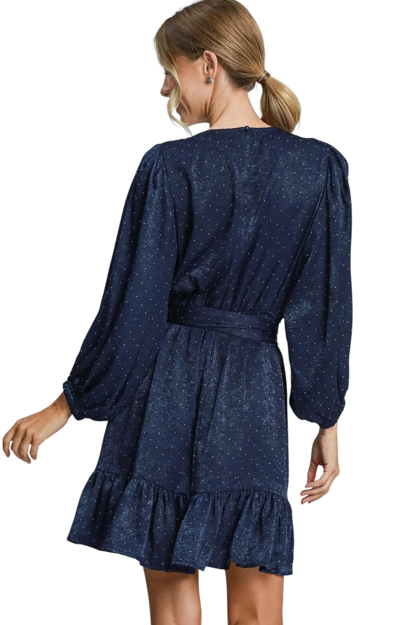 Light Of The Party Navy Dress