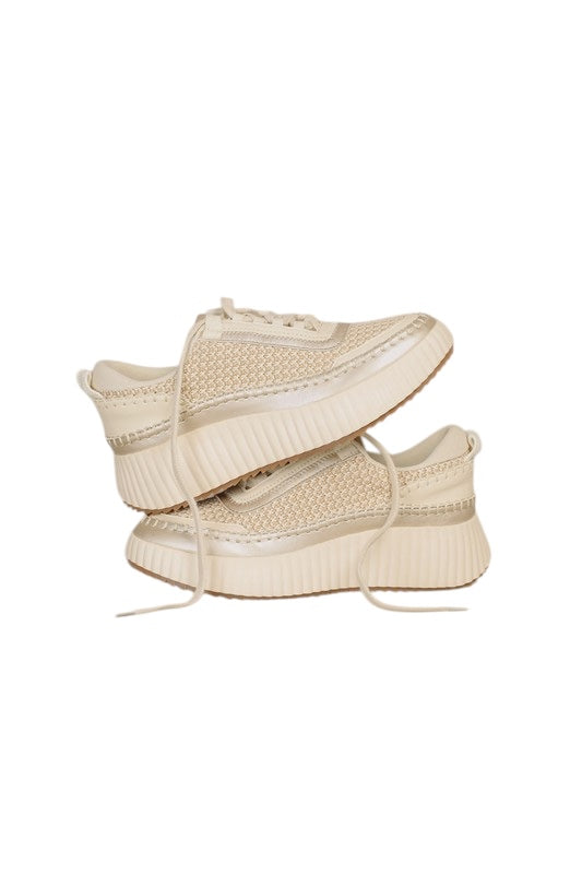 The Journey Gold Sneaker
