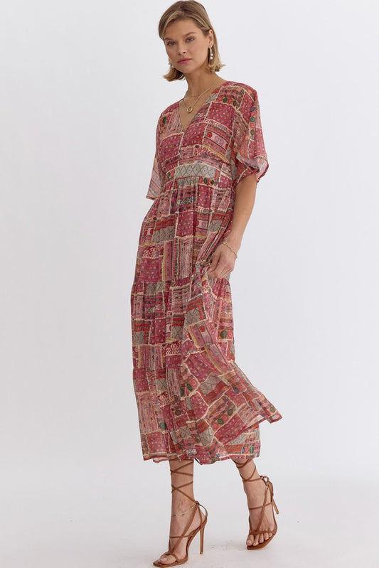 Was Made For Vacation Red Dress