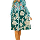 Off The Record Mint Printed Dress