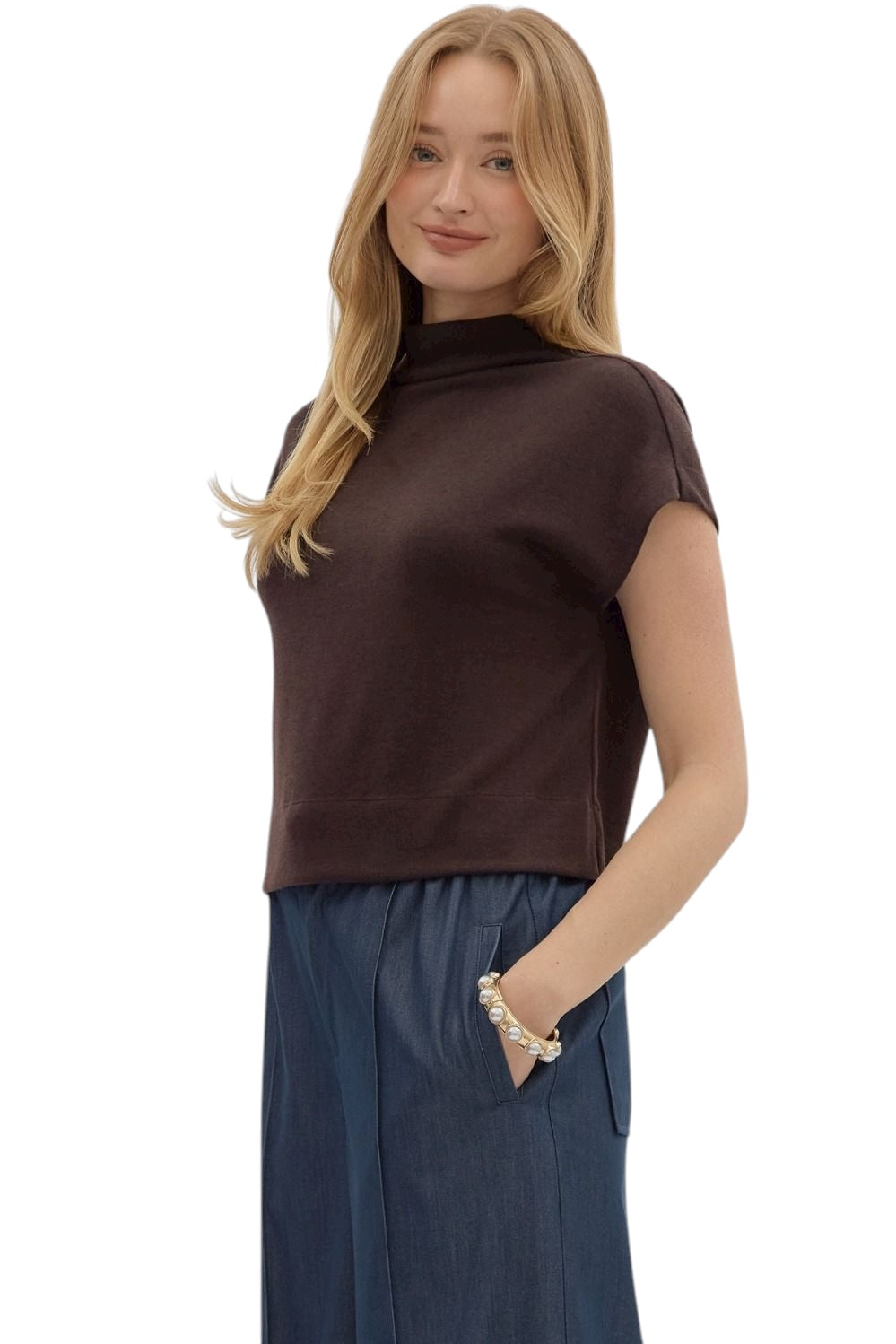 Fall Has Arrived Brown Top