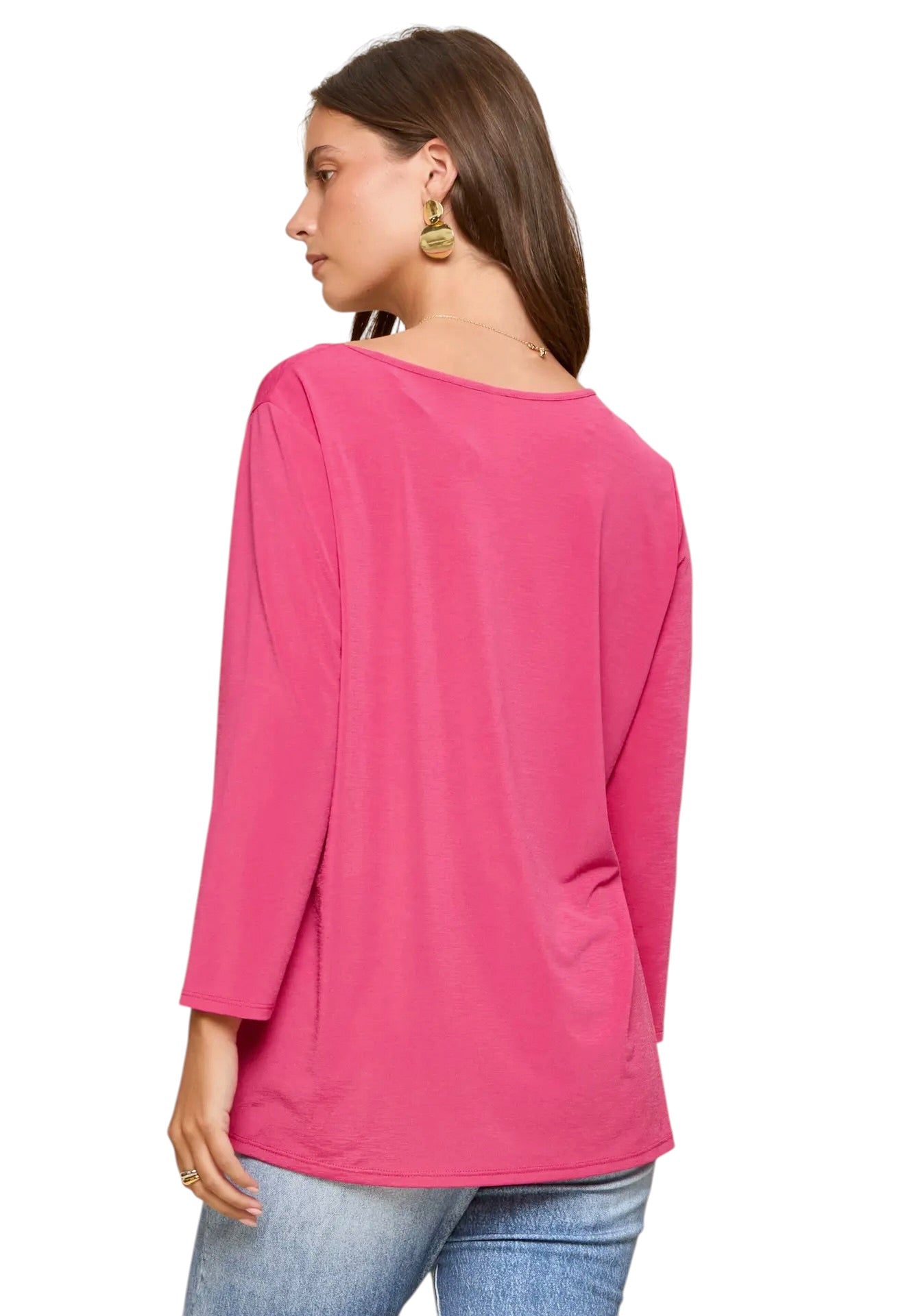 Staple Of My Closet Magenta Top