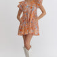 Travel With Me Orange Mix Dress