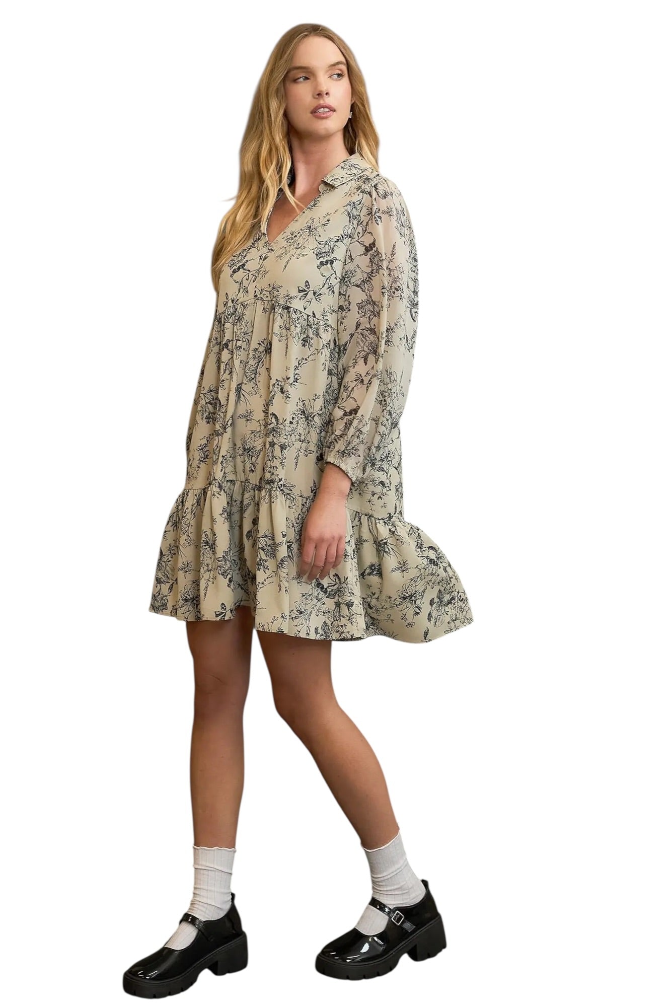 Save The Date Cream Dress