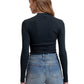 Right Now Mock Neck Top