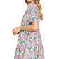 Chic Floral Mix Mini Dress