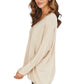 Tan: A Gentle Life Sweater Top