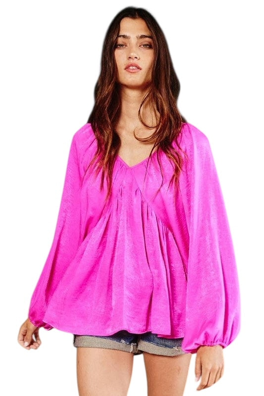 Shine In Hawaii Pink Top