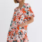 Save My Flowers Orange Mix Dress