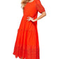 Young A Heart Orange Dress