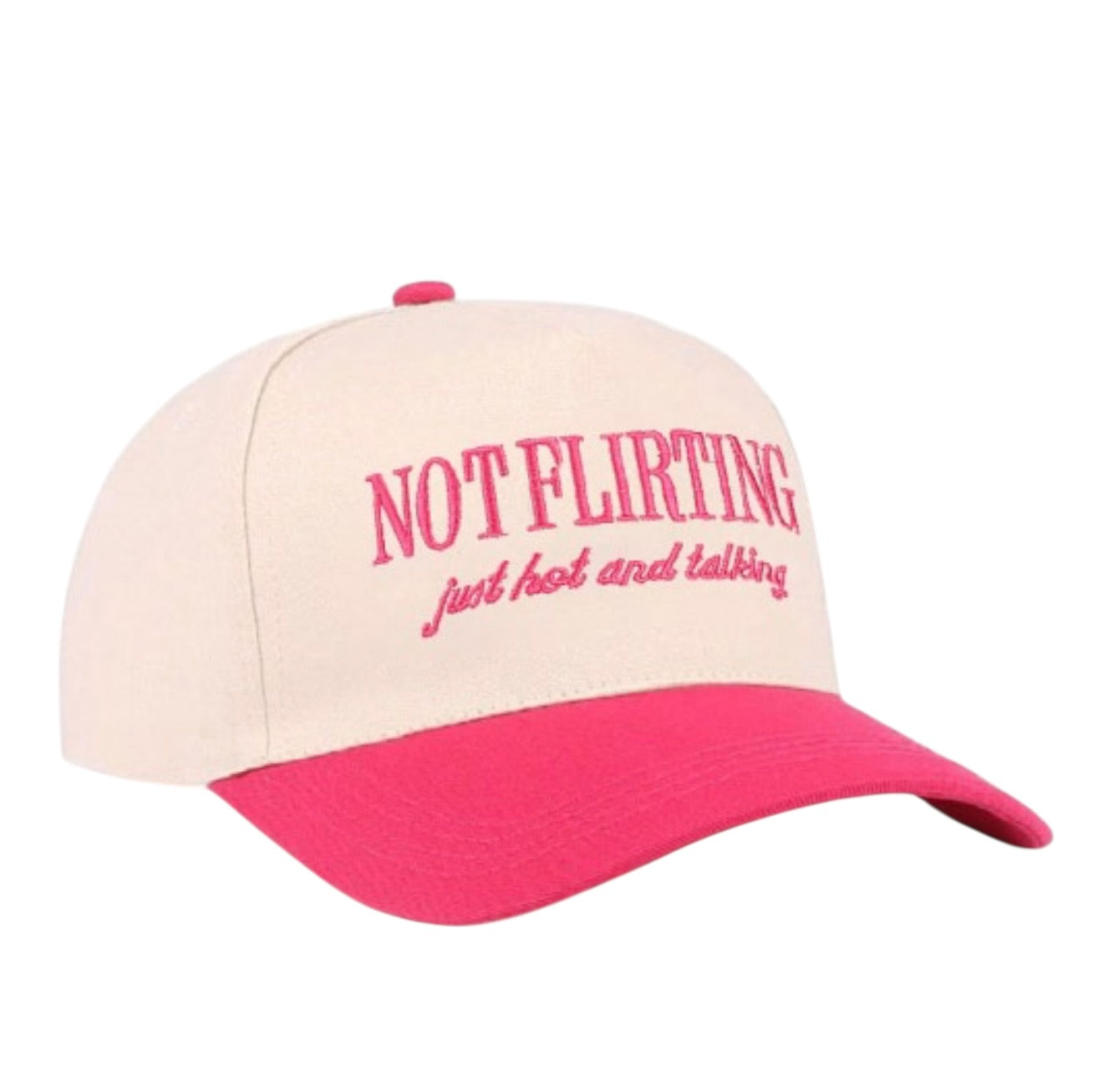Stitched Not Flirting Hat