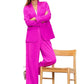 It's Been Real Magenta Blazer