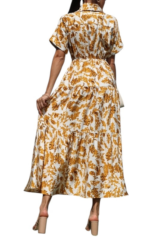 Never A Bad Day Mustard Dress