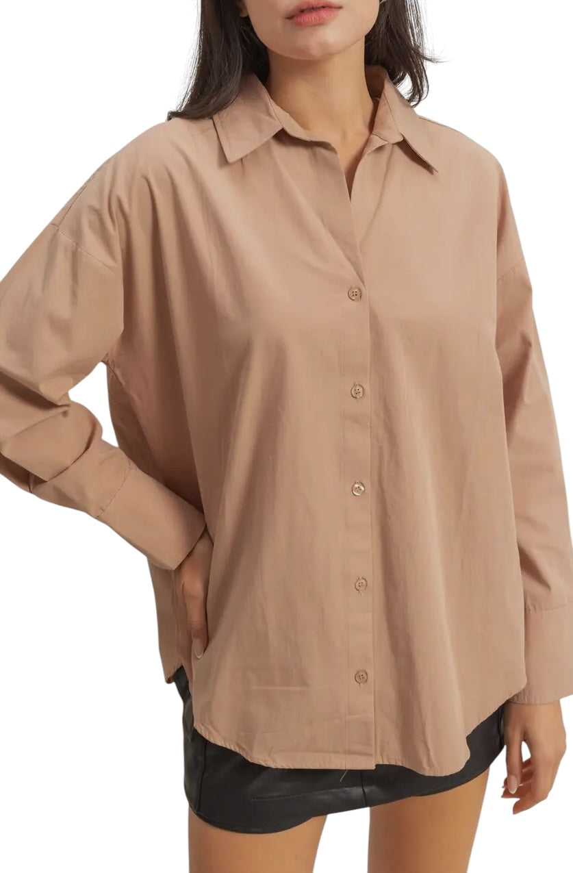 Summer Breeze Taupe Top