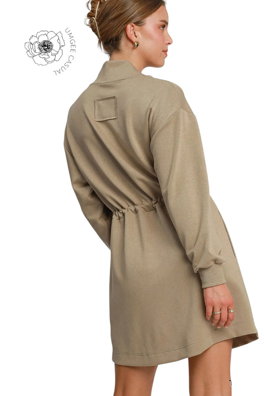 Running On A Prayer Tan Dress