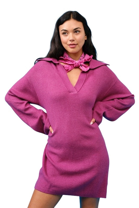 Magenta: My Own Pace Dress