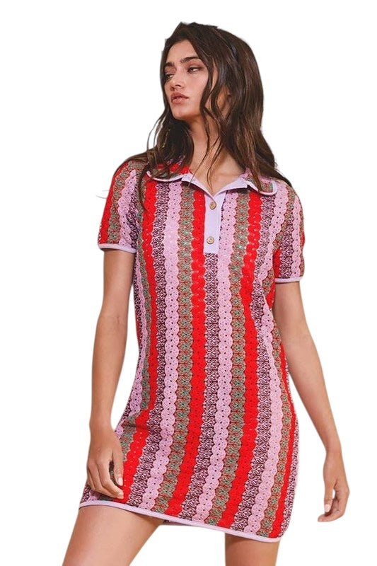 Just One Chance Crochet Dress