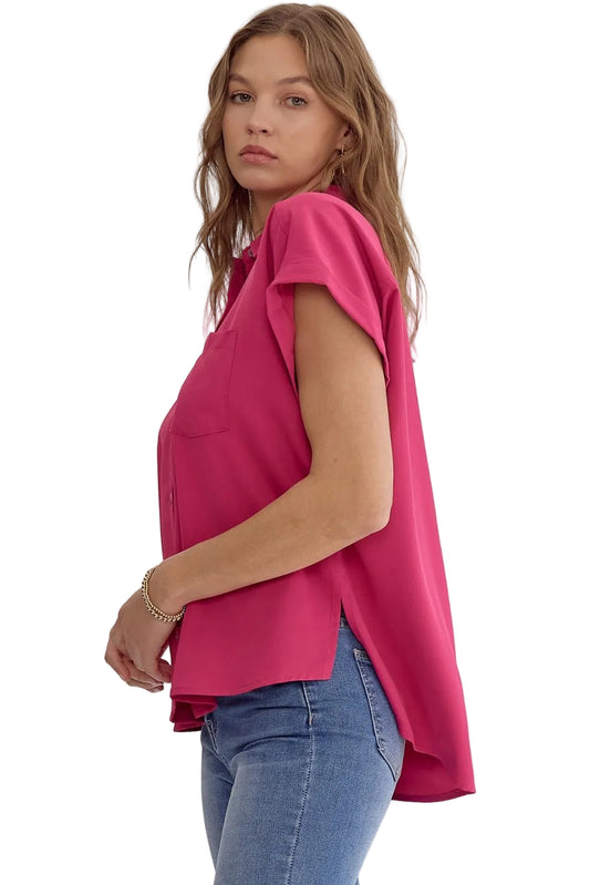 Blessed To Be Here Pink Top
