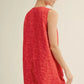 Modern Red Detailed Romper