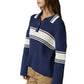 Hidden Reflections Navy Knit Sweater