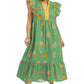(P) Elevated Vacation Mint Mix Midi Dress
