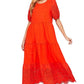 Young A Heart Orange Dress