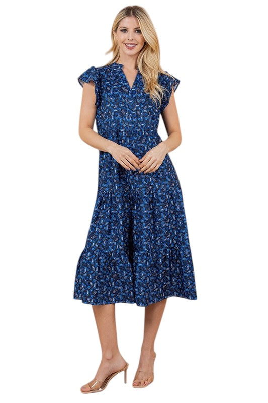 Leader Of The Crowd Paisley Dress